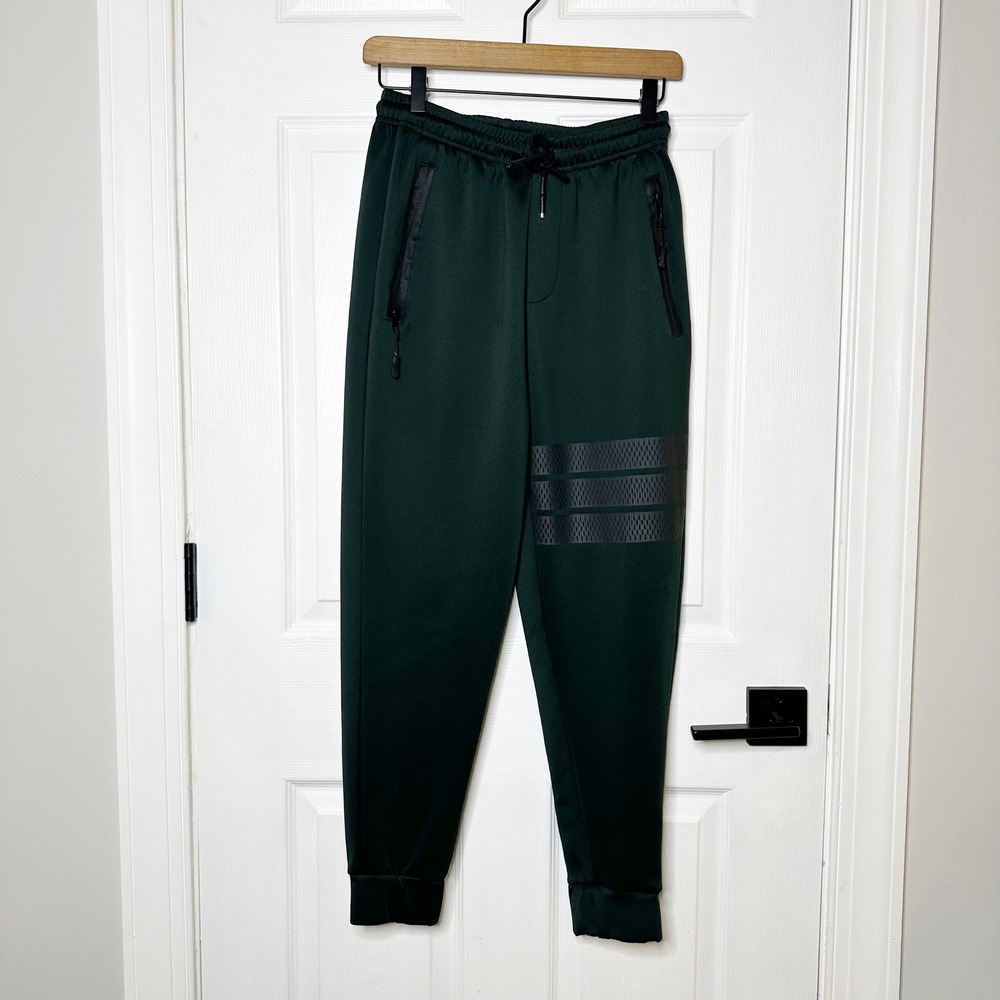 Public Record‎ Jogger Sweatpants Dark Green Pants Mens Size S Standard Fit